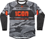 ICON Tiger’s Blood Jersey - Gray Camo - Large 2824-0093