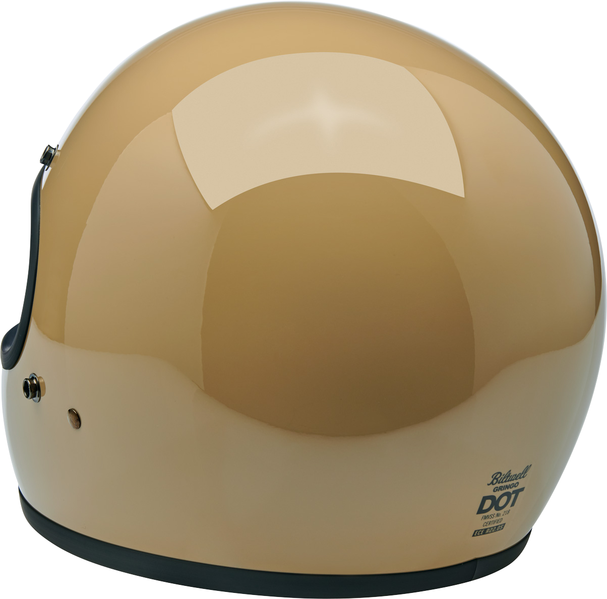 BILTWELL Gringo Motorcycle Helmet - Gloss Coyote Tan - Medium 1002-114-103