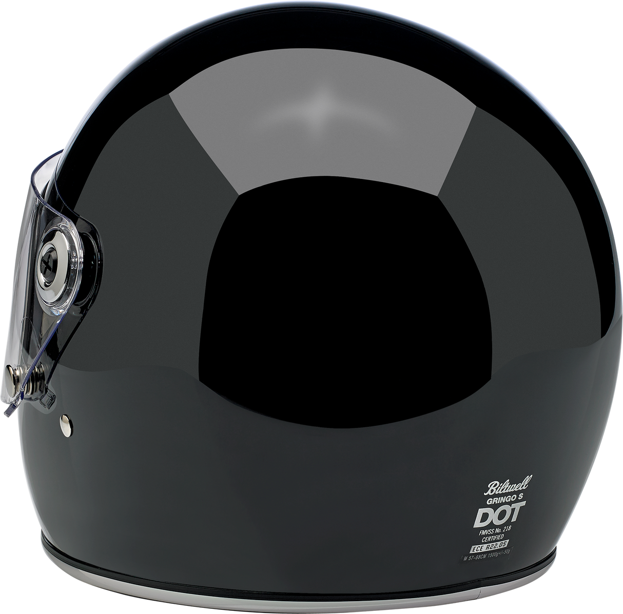 BILTWELL Gringo S Motorcycle Helmet - Gloss Black - XS 1003-101-101