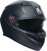 AGV K3 Motorcycle Helmet - Matte Black - Large 2118381004004L