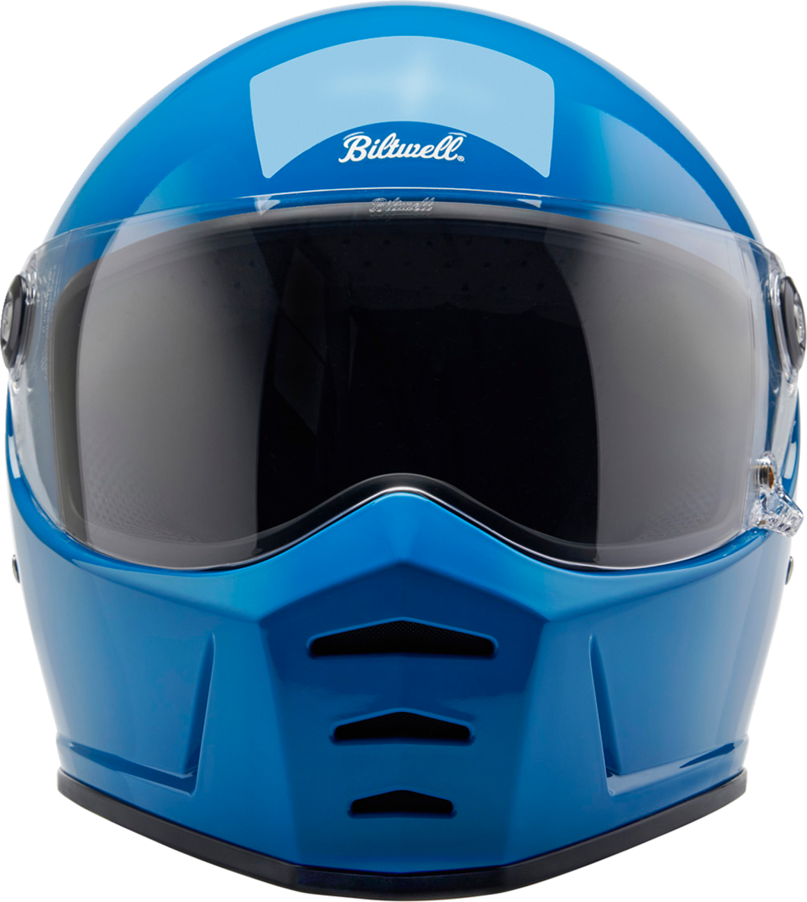 BILTWELL Lane Splitter Motorcycle Helmet - Gloss Tahoe Blue - XL 1004-129-505