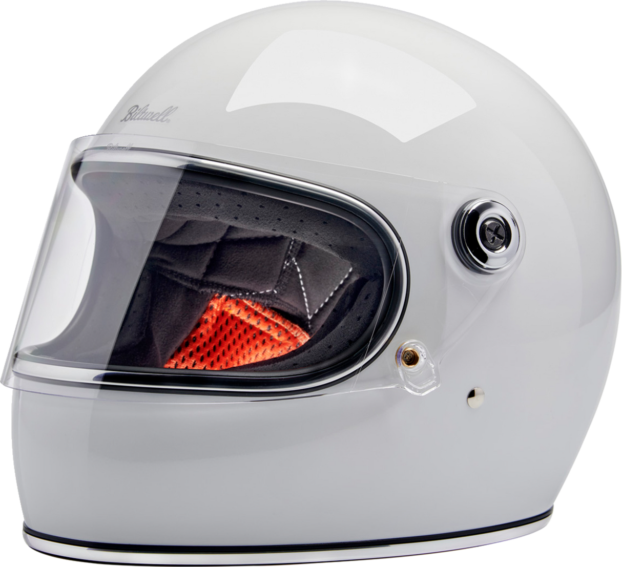 BILTWELL Gringo S Motorcycle Helmet - Gloss White - Large 1003-102-504