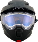 AFX FX-111DS Snow Motorcycle Helmet - Electric - Matte Black - Medium 0120-0800