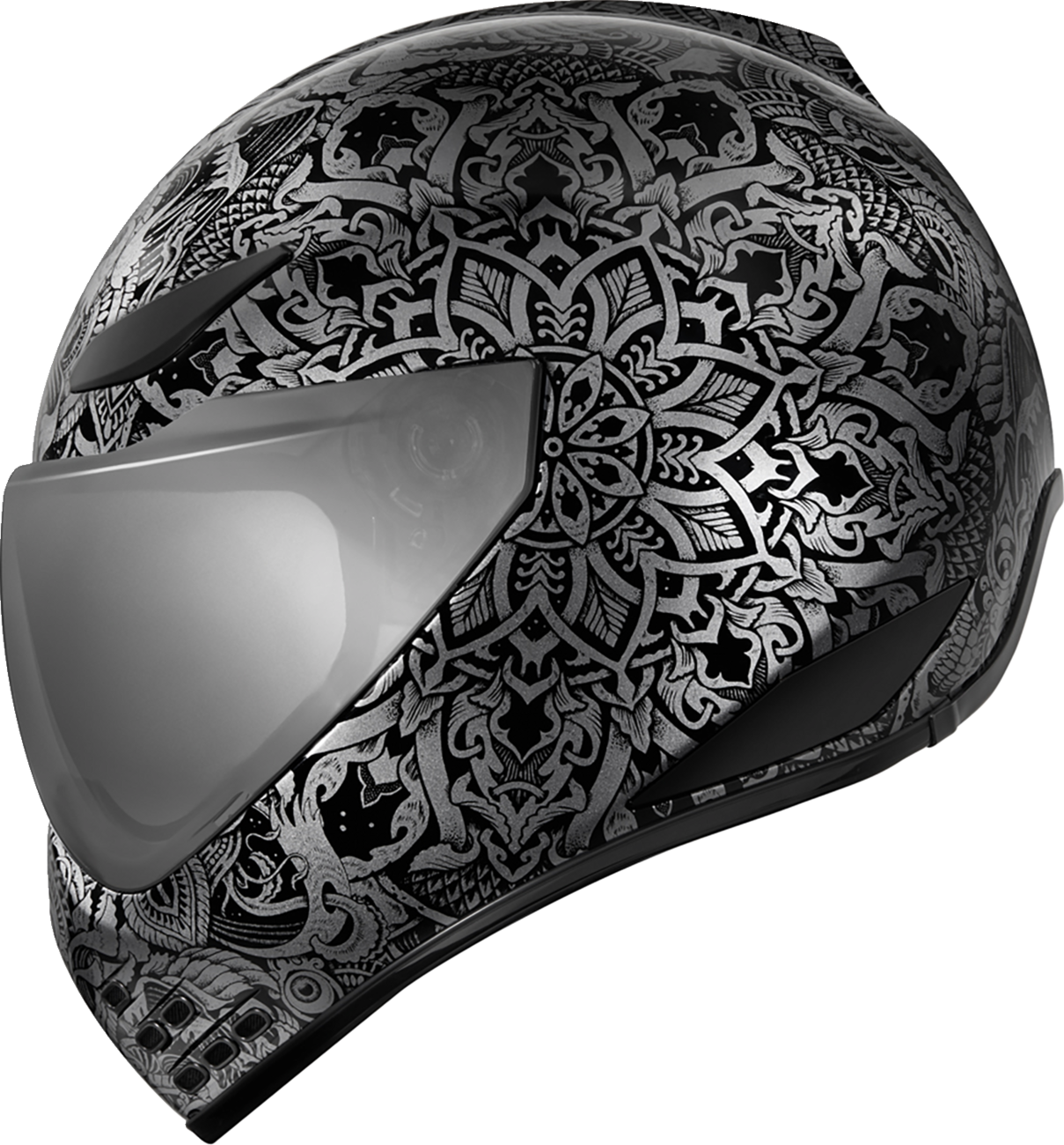 ICON Domain™ Motorcycle Helmet - Gravitas - Black - XS 0101-14958