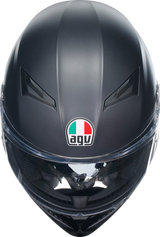 AGV K3 Motorcycle Helmet - Matte Black - Large 2118381004004L