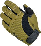 BILTWELL Moto Gloves - Olive/Black - 2XL 1501-0309-006