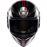 AGV K1 S Motorcycle Helmet - Lap - Matte Black/Gray/Red - Medium 2118394003-034-M