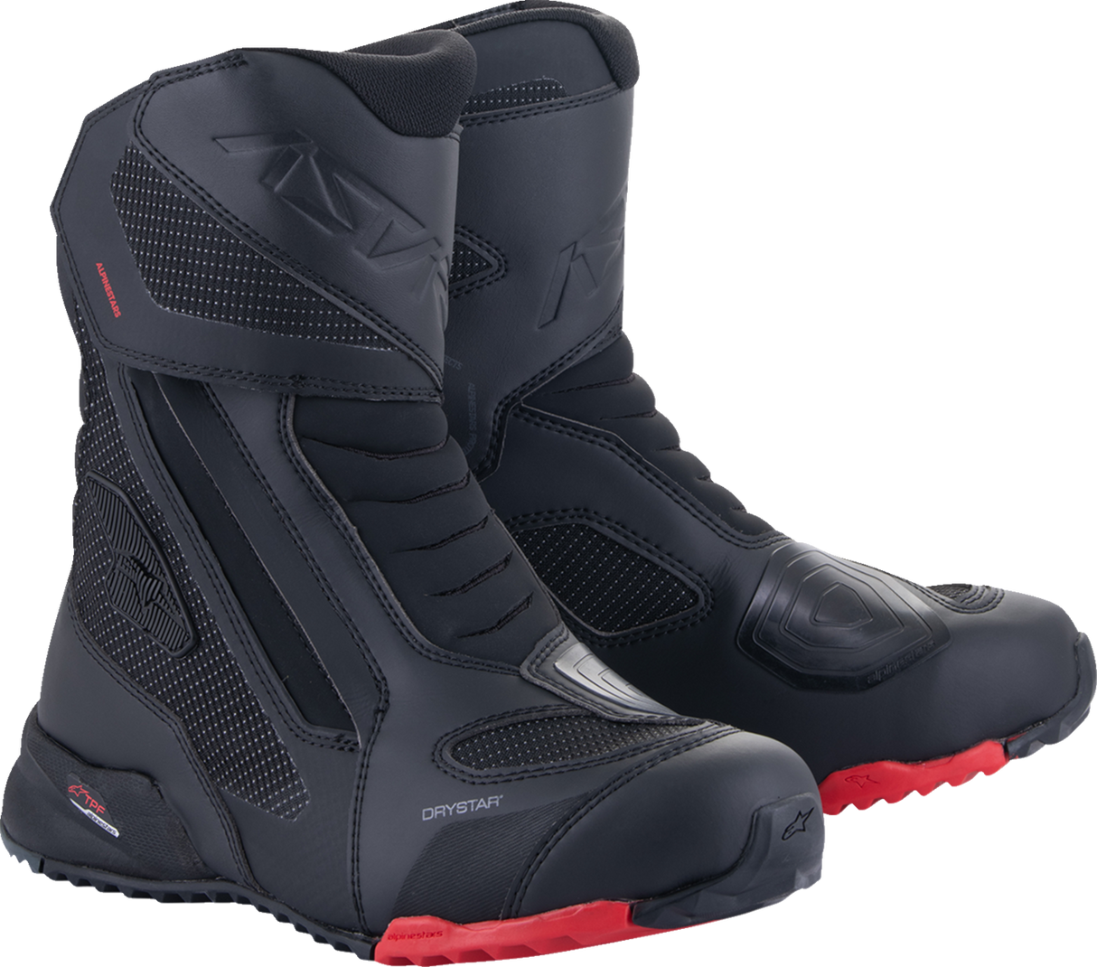 ALPINESTARS RT-7 Drystar® Boots - Black/Red - US 10 / EU 43 2443023-13-43