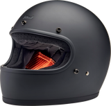 BILTWELL Gringo Motorcycle Helmet - Flat Black - XS 1002-201-501