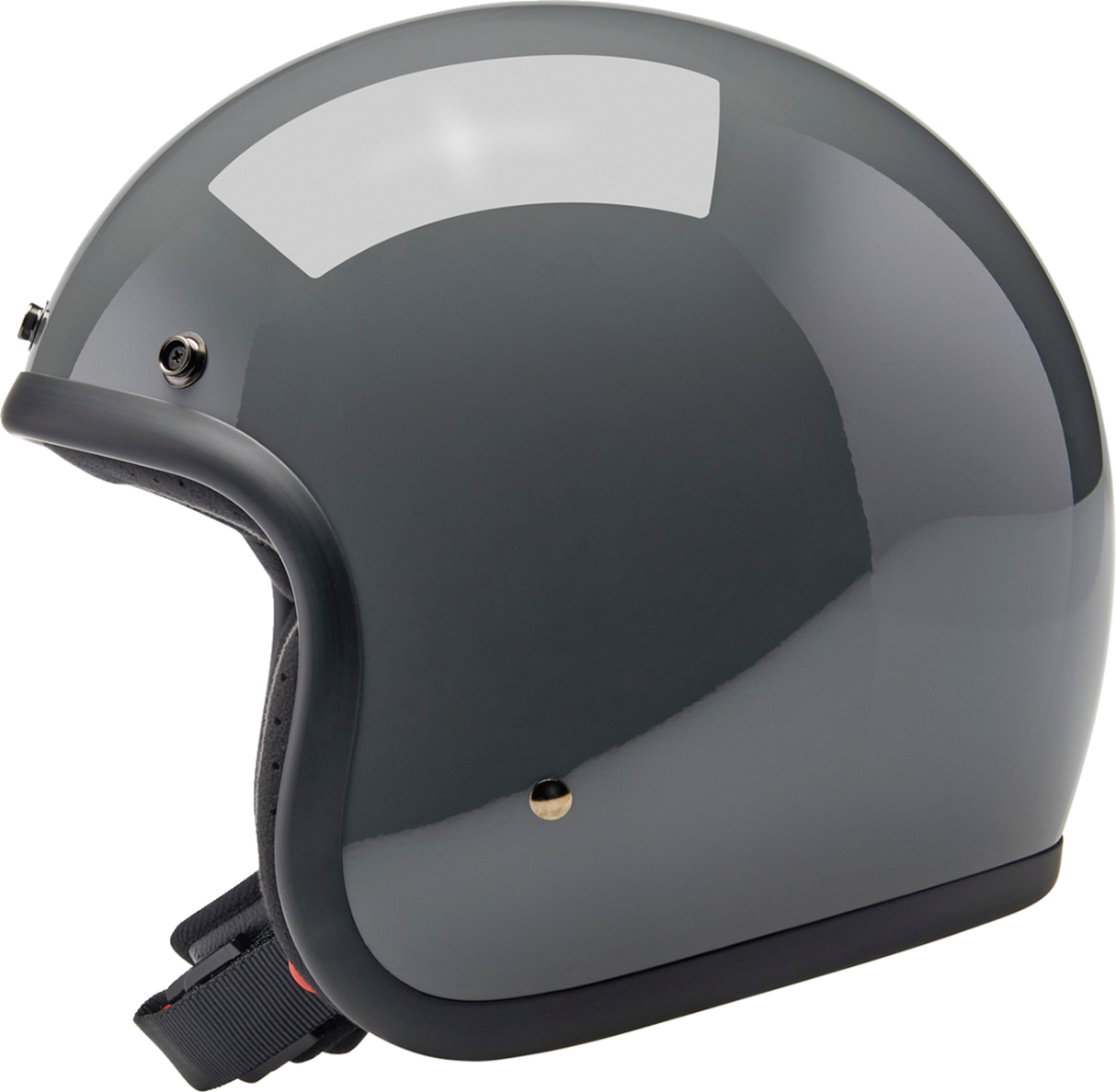 BILTWELL Bonanza Motorcycle Helmet - Gloss Storm Gray - Medium 1001-165-203