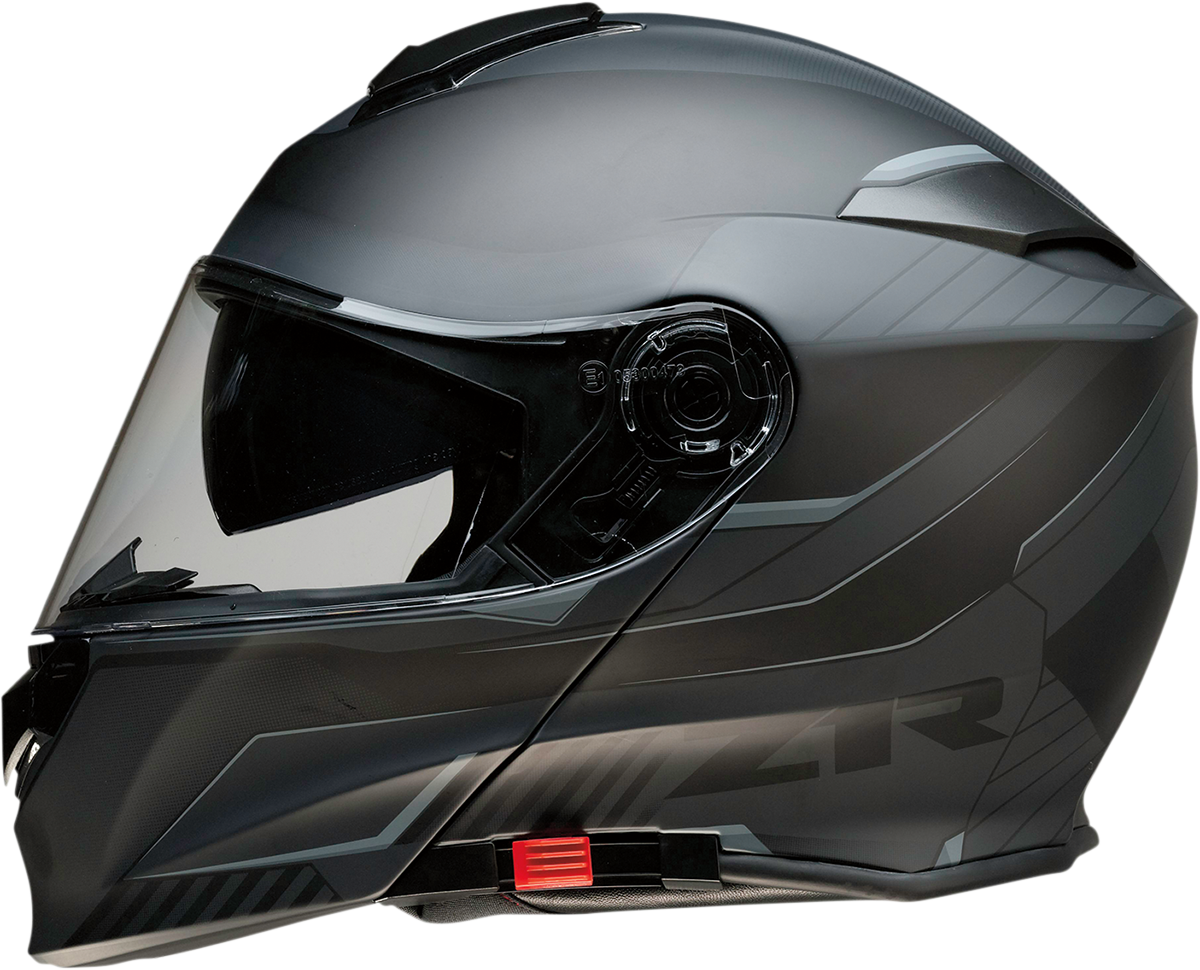 Z1R Solaris Motorcycle Helmet - Scythe - Black/Gray - XS 0100-2022