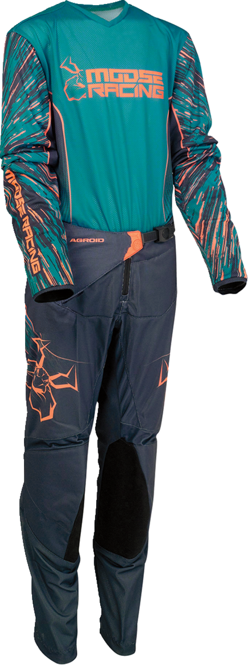 MOOSE RACING Youth Agroid Jersey - Blue/Orange - XL 2912-2333