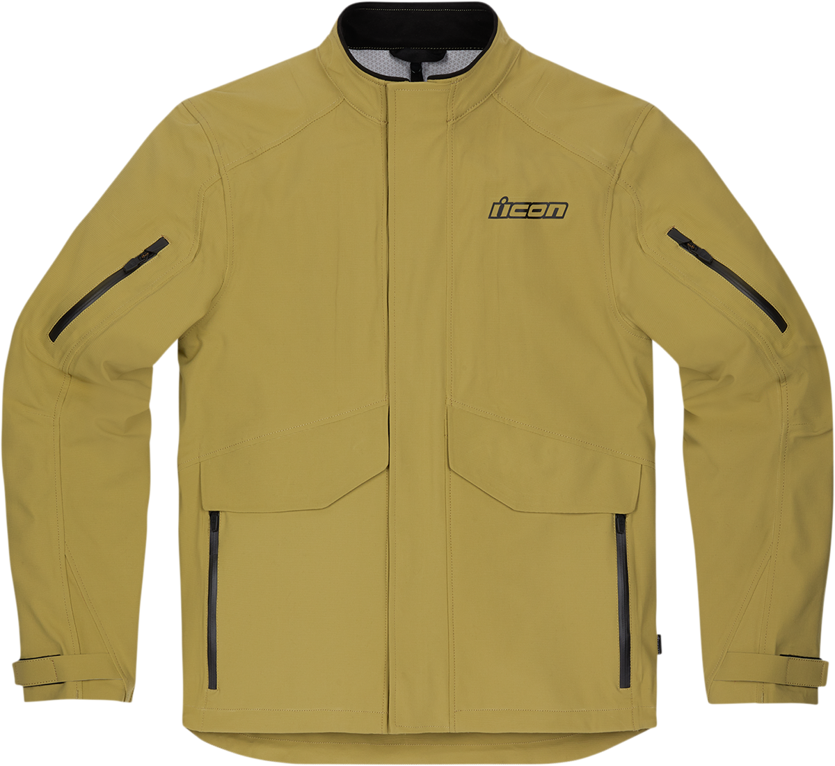 ICON Stormhawk Jacket CE - Tan - Large 2820-5361