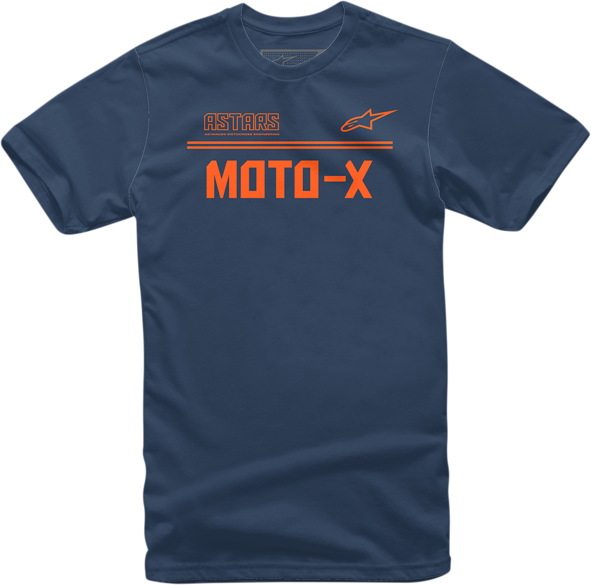 ALPINESTARS Moto X T-Shirt - Navy/Orange - 2XL 12137202470322X