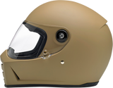 BILTWELL Lane Splitter Motorcycle Helmet - Flat Coyote Tan - XS 1004-214-101