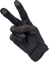 BILTWELL Anza Gloves - Black Out - Medium 1507-0101-003