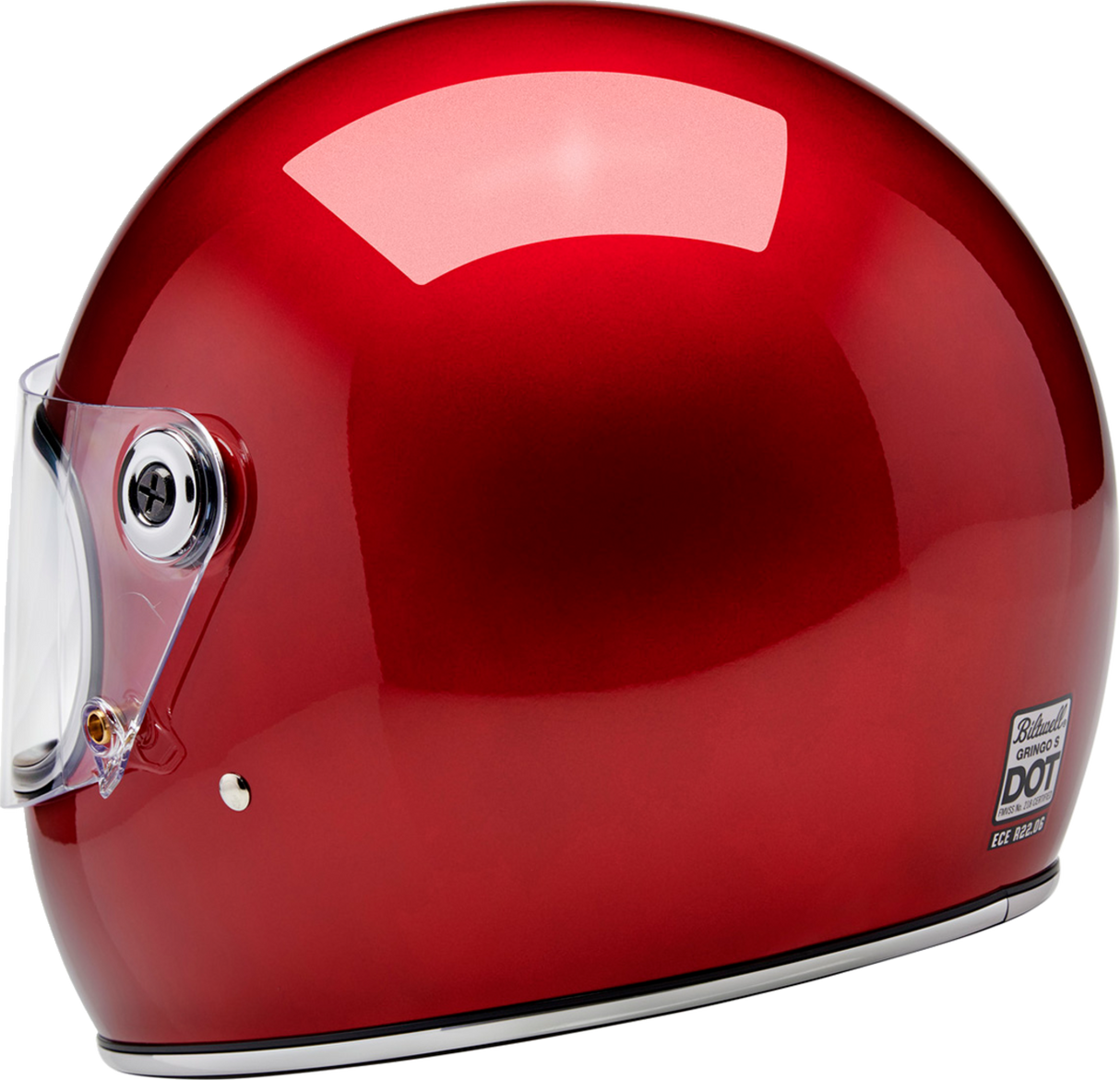 BILTWELL Gringo S Motorcycle Helmet - Metallic Cherry Red - 2XL 1003-351-506