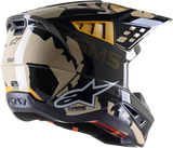 ALPINESTARS SM5 Motorcycle Helmet - Rover - Sand/Tangerine/Camo - Large 8303921-8049-LG
