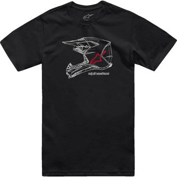 ALPINESTARS MX Helmet T-Shirt - Black - XL 1214-73116-10-XL