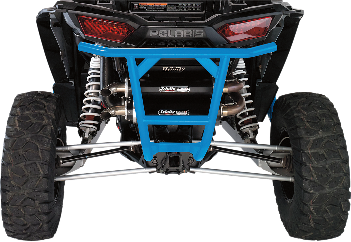 MOOSE RACING Rear Bumper - Blue - RZR 1005-BU