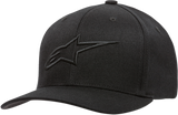 ALPINESTARS Ageless Curve Hat - Black/Black - Small/Medium 1017810101010SM