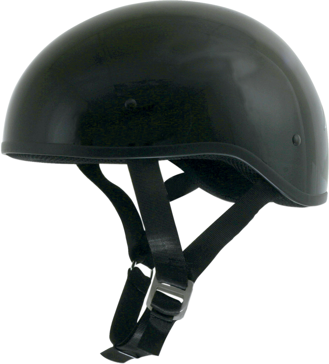 AFX FX-200 Slick Motorcycle Helmet - Gloss Black - Large 0103-0919