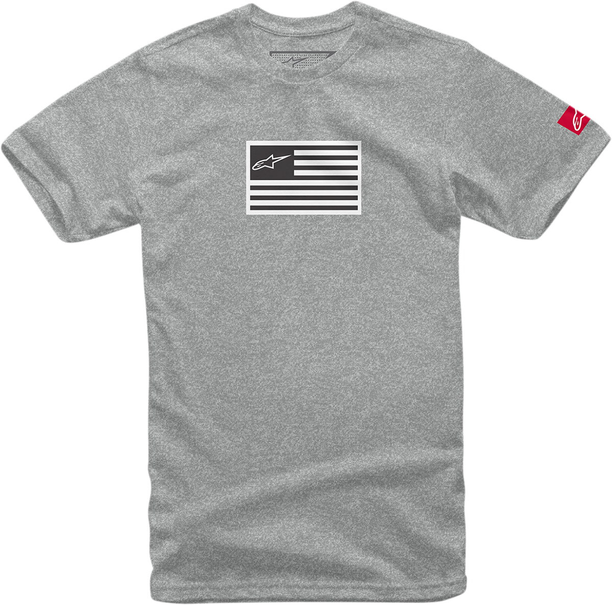 ALPINESTARS Flagged T-Shirt - Heather Gray - XL 1213720381026XL