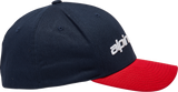 ALPINESTARS Linear Hat - Navy/Red - Small/ Medium 1230810057030SM