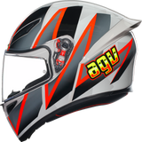 AGV K1 S Motorcycle Helmet - Blipper - Gray/Red - Small 2118394003030S