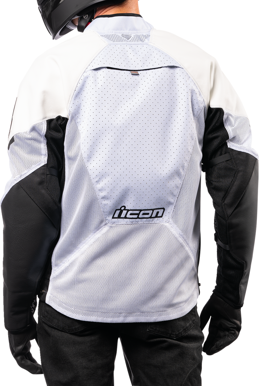 ICON Mesh AF™ Leather Jacket - White - XL 2810-3905