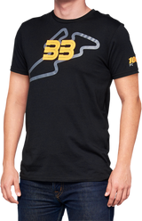 100% BB33 Track T-Shirt - Black - 2XL BB-32141-001-14