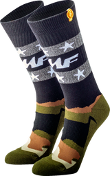 FMF Camo Stars Socks - Camo - One Size SP22194907 3431-0730