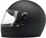 BILTWELL Gringo S Motorcycle Helmet - Flat Black - Small 1003-201-102