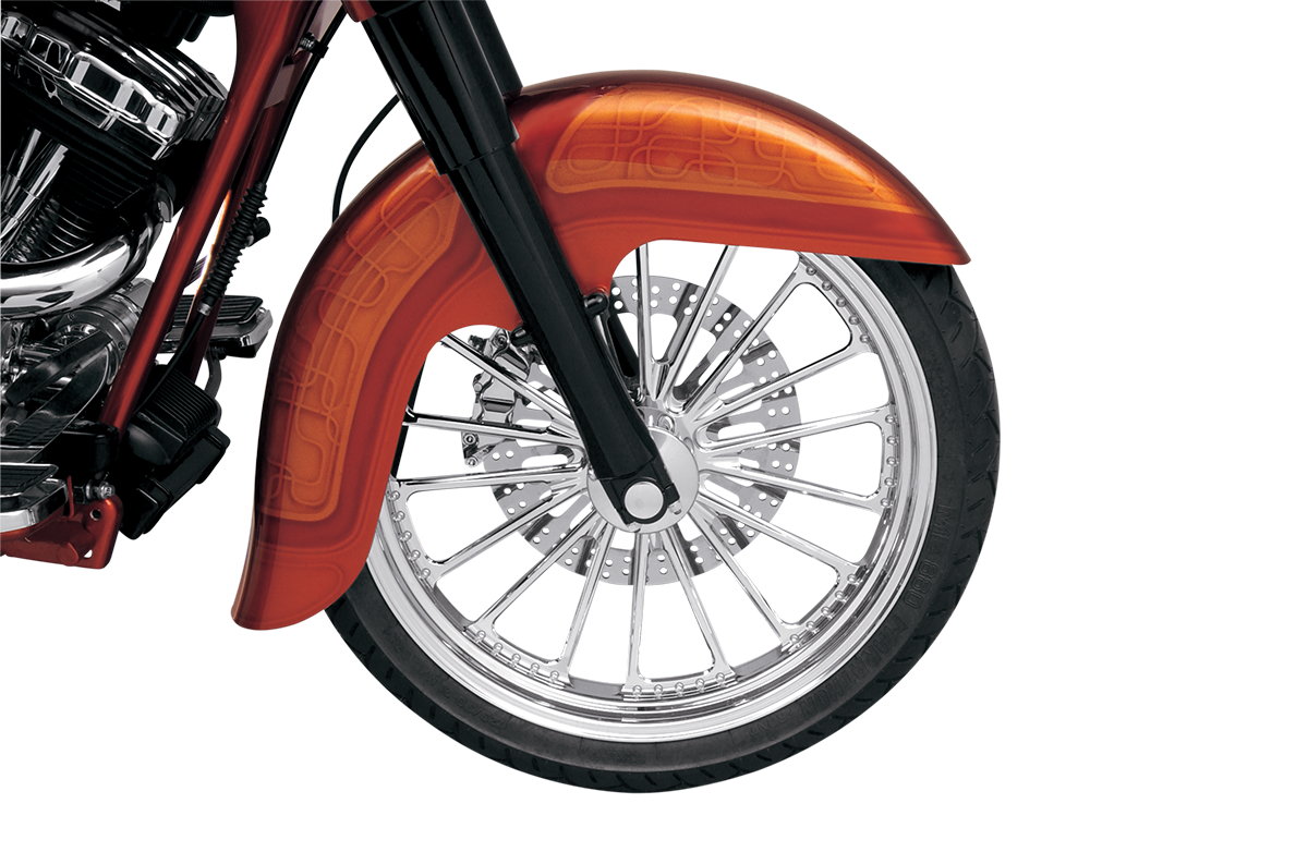 KLOCK WERKS Benchmark Front Fender Kit - Non-Raked - Steel - 21" KWF-01-0101-2014