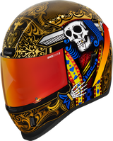 ICON Airform™ Motorcycle Helmet - Suicide King - Gold - XS 0101-14727