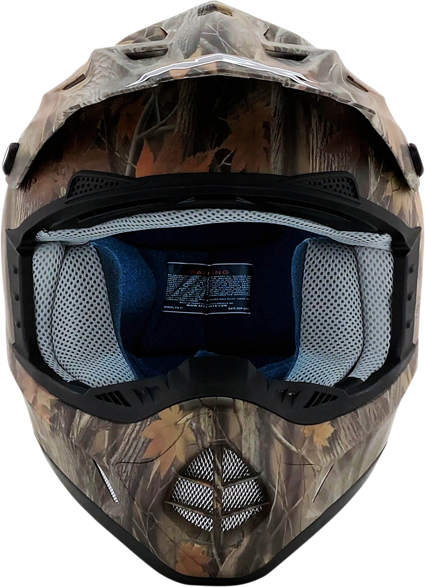 AFX FX-17 Motorcycle Helmet - Camo - Medium 0110-1818