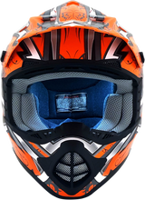 AFX FX-17 Motorcycle Helmet - Butterfly - Matte Orange - XS 0110-7111