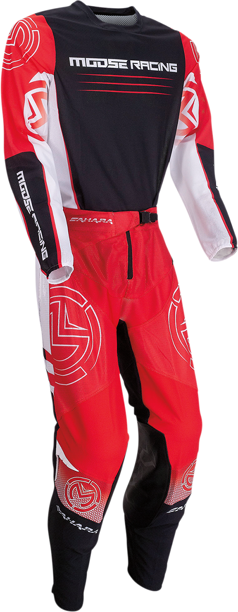 MOOSE RACING Sahara Jersey - Red/Black - Medium 2910-6853