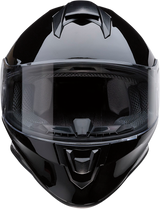 Z1R Youth Warrant Motorcycle Helmet - Gloss Black - Medium 0102-0243