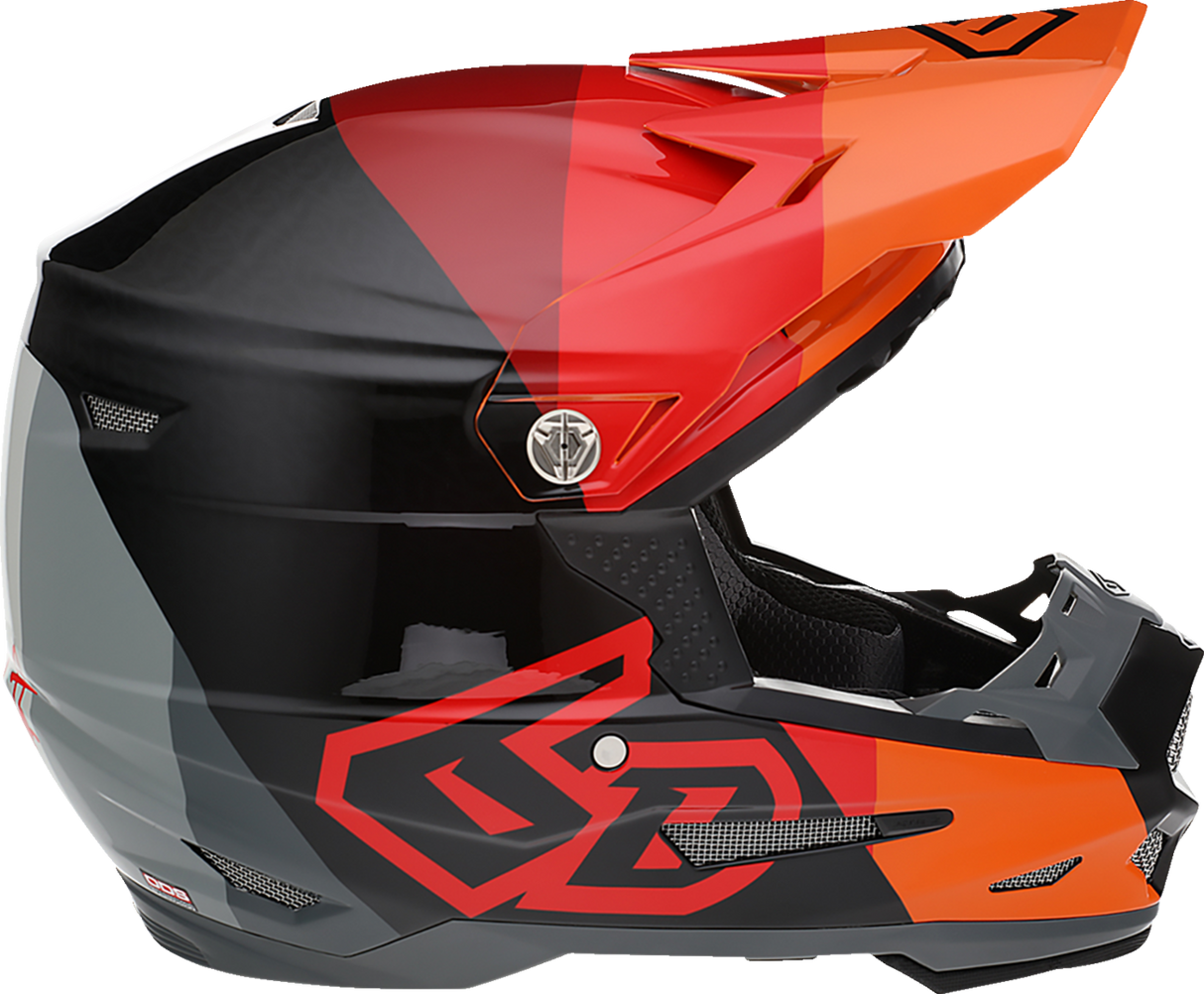 6D ATR-2 Motorcycle Helmet - Range - Red - XS 12-3124