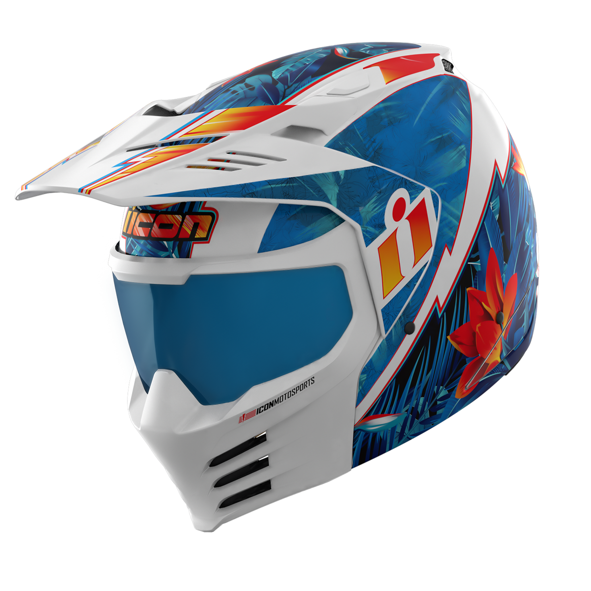 ICON Elsinore™ Motorcycle Helmet - Kaonohi - Blue - XL 0104-3268