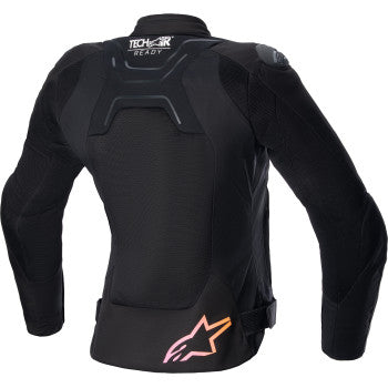 ALPINESTARS Women Stella SMX Air Jacket - Black/Yellow/Pink - XS 3316523-1439-XS