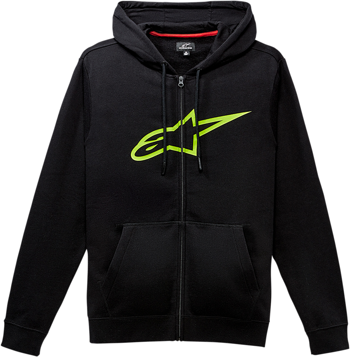 ALPINESTARS Ageless 2 Zip Hoodie - Black/Green - Large 1038530521060L