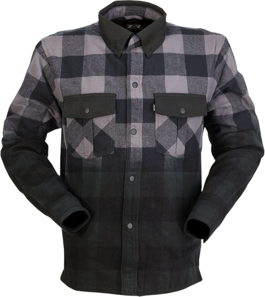 Z1R Duke Ombre Flannel - Gray/Black - 5XL 2840-0164