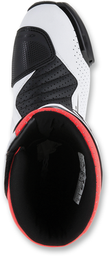 ALPINESTARS SMX-6 v2 Vented Boots - Black/White/Red Fluorescent - US 5 / EU 38 2223017-1320-38