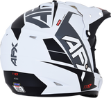 AFX FX-17 Motorcycle Helmet - Aced - Matte White/White - Small 0110-6494