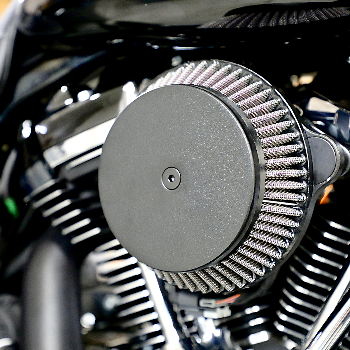 LA CHOPPERS Air Cleaner - Black - XL LA-2392-02B