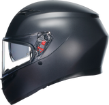 AGV K3 Motorcycle Helmet - Matte Black - Large 2118381004004L