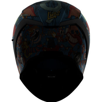 ICON Airform™ Motorcycle Helmet - 9 Lives - Blue - XL 0101-17387