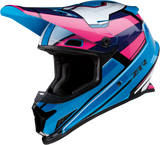 Z1R Rise Motorcycle Helmet - MC - Pink/Blue - Medium 0110-7186